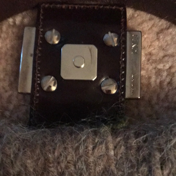 FENDI wool ZUCCA embroidered Baguette - Picture 6 of 8